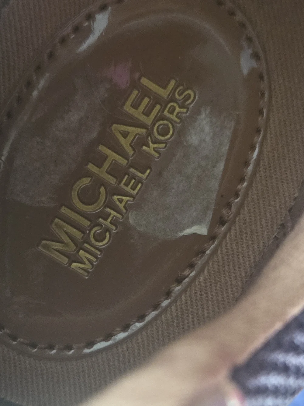 Michael Kors Brown Multicolor Platform Sneaker